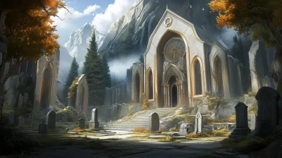 Ruined Church in the Woods