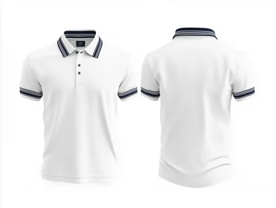 White Polo Shirt Photography