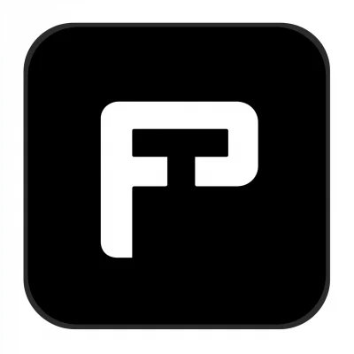 Black and White FP Icon