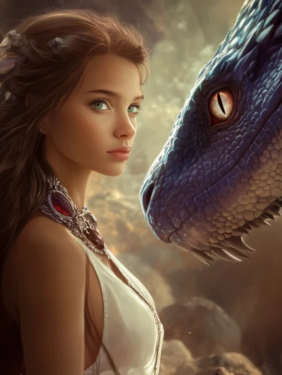 Goddess Rising with Dragon