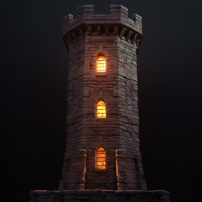 Cinematic Brick Tower