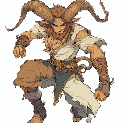 Anime Style Satyr