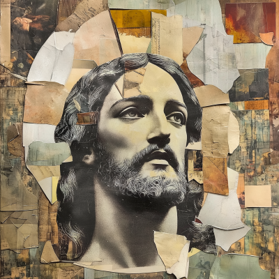 Dada Collage of Jesus