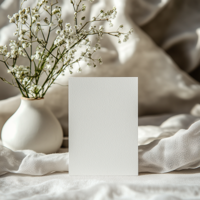 Communion Card Flatlay