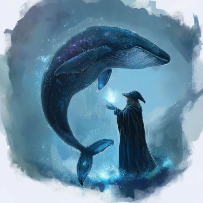 Whale and Wizard Love Story