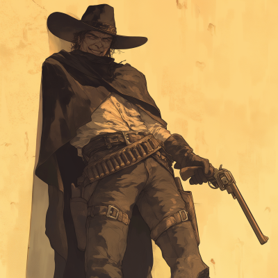 Cowboy with Revolver