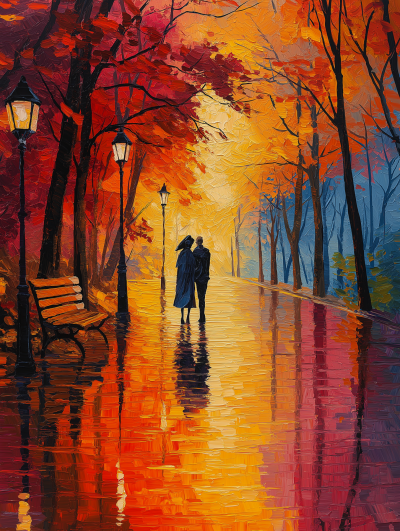 Vibrant Street Scene