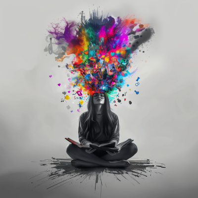 Colorful Explosion of Thoughts