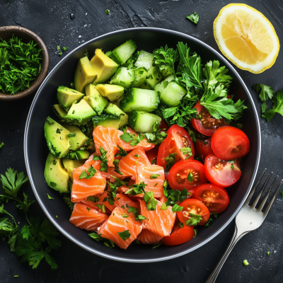 Bowl of Fresh Salad