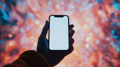 Hand Holding iPhone