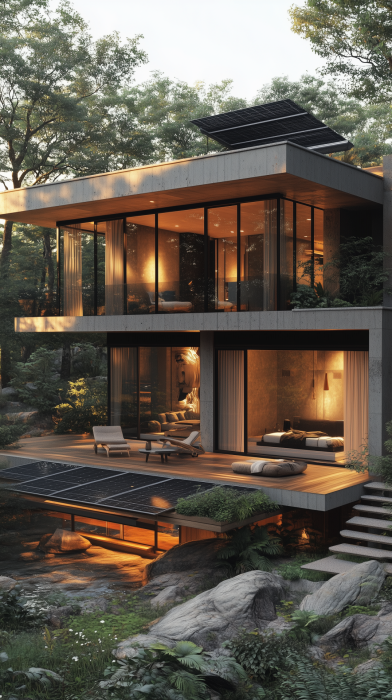 Modern Glass House