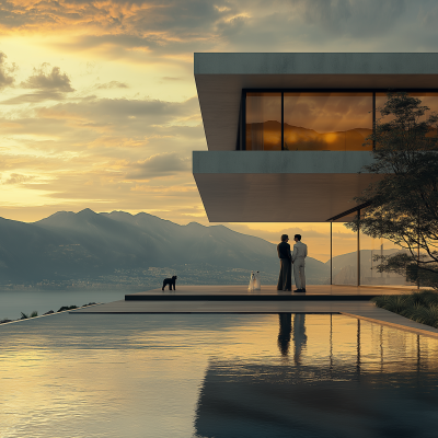 Modern House Wedding