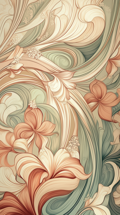 Art Nouveau Floral Design