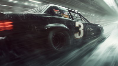 Dramatic Racecar Shot
