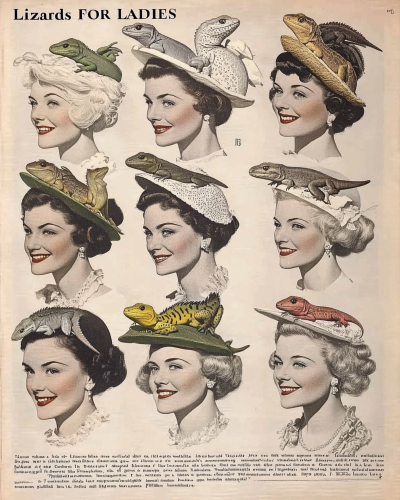 Vintage Lizards Ad