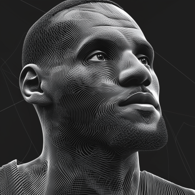 Geometric LeBron James