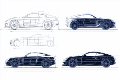 Technical Blueprint of a Passenger Car