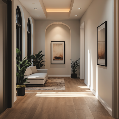 Spacious Hallway View