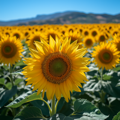 Sunny Sunflower Field