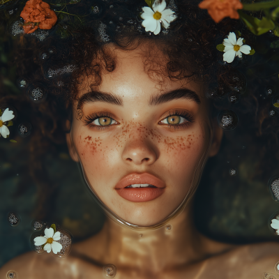 Portrait of a Woman in Water