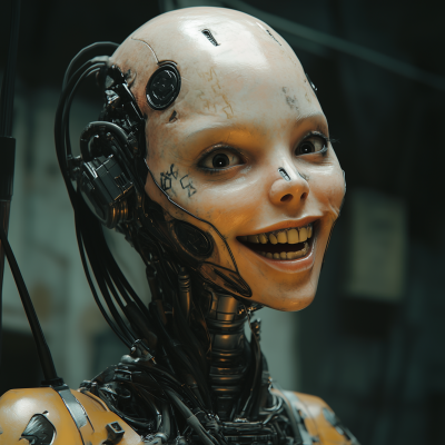 Creepy Robotic Portrait
