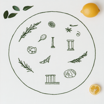 Minimalist Greek Doodles