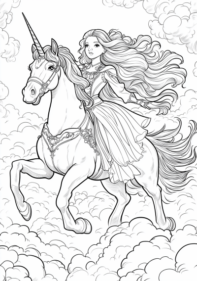 Coloring Page for Girls