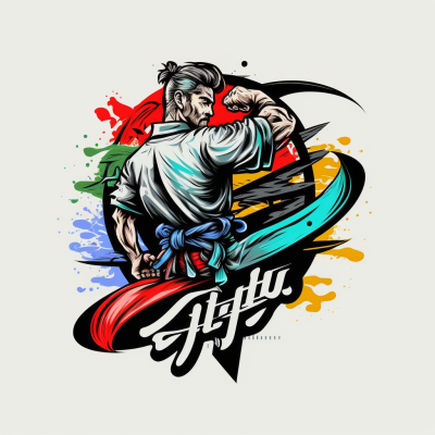 Jiu Jitsu Fighter Logo