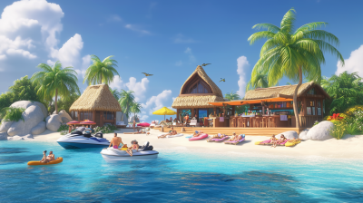 Luxury Caribbean Island