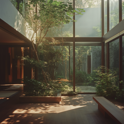 Modern House with Nature Integration