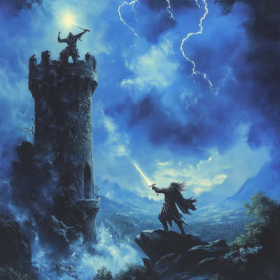 Epic Battle in the Storm