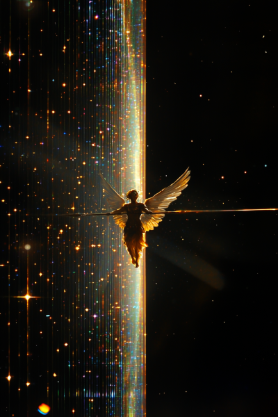 Fierce Angel in Flight