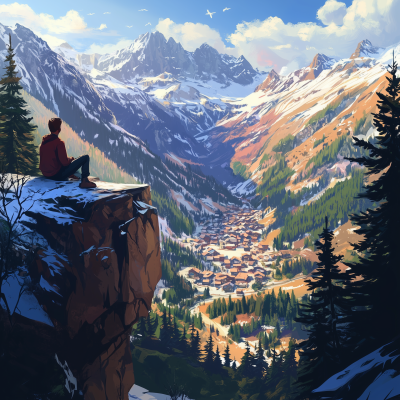 Man on the Cliff