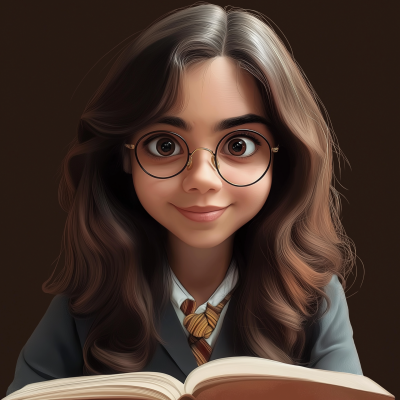 Hermione Granger in Pixar Style