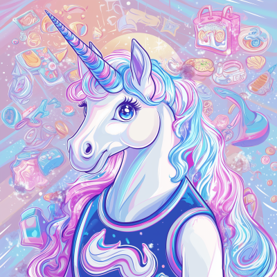 Colorful Pony Drawing