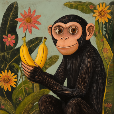 Monkey with Banana