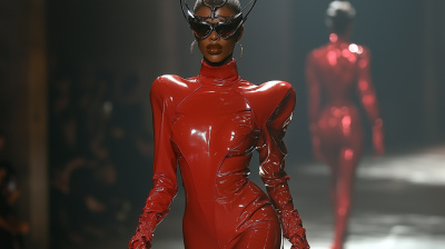 Vibrant Red Runway
