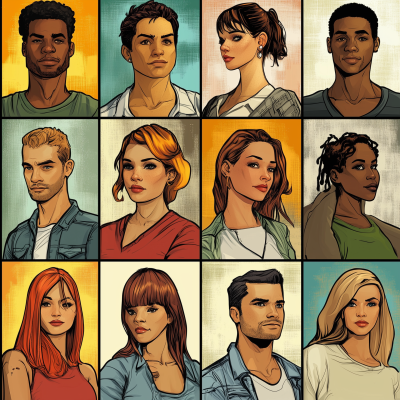 Comic Book Style Profile Pictures