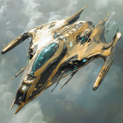 Biomechanical Alien Ship