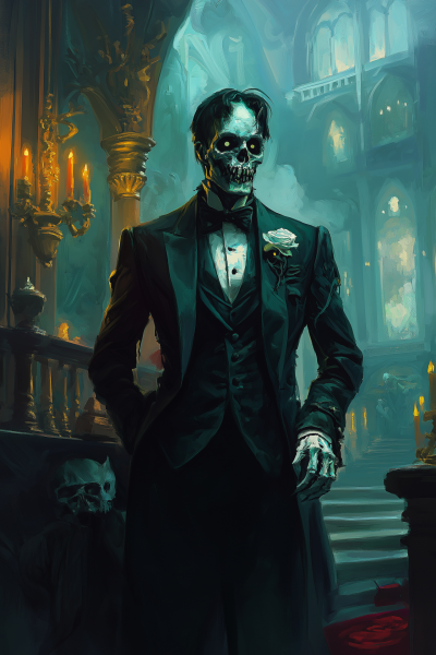 Zombie Butler in a Castle