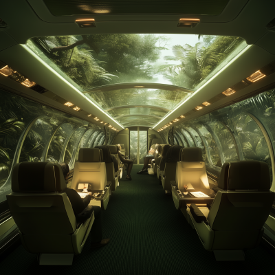 Interior of Boeing 777