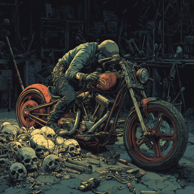 Grim Mechanic Monkey