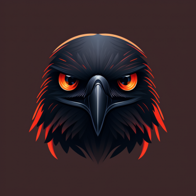 Angry Raven Mascot