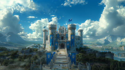 Abandoned Blue Castle