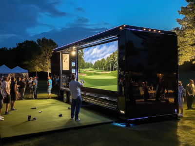 Golf Simulator Evening