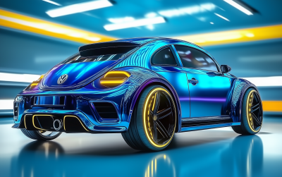 Futuristic Beetle Car