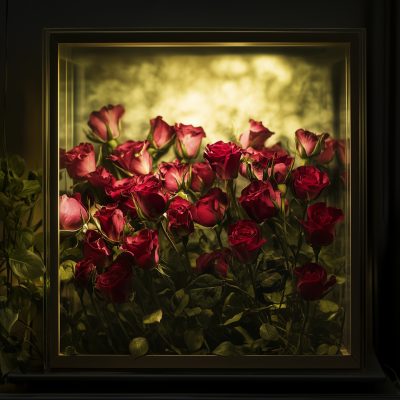 Moody Box of Roses