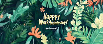 Happy Work Anniversary Banner