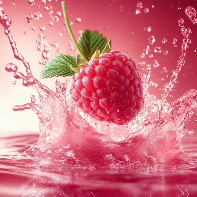 Raspberry Juice Splash