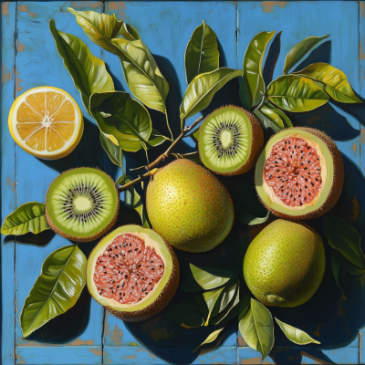 Fruits with Leaves